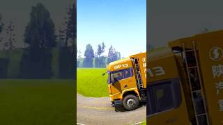 Truck vs X-Shaped Speed Bumps... CanIt Survive MudRunner New Mods. Mostdangerous truck