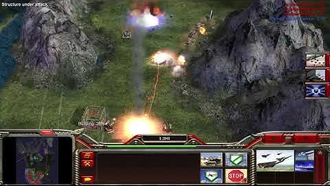 Command & Conquer: Generals, Canada vs America Map, China vs 2 USA and GLA, Brutal Difficulty