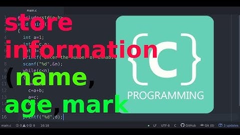 C Programming: Store Information of a Student Using Structure