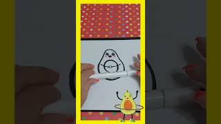 Как нарисовать Авокадо how to draw an avocado #shorts #avocado #drawing #sketch #howto #рисование