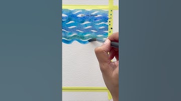 Watercolor Patterns For Calm and Creativity- Available on Skillshare!! #watercolorpatterns