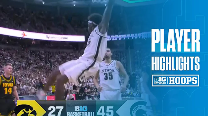 Coen Carr Highlights vs. Iowa | Michigan State Basketball | 12/02/2025