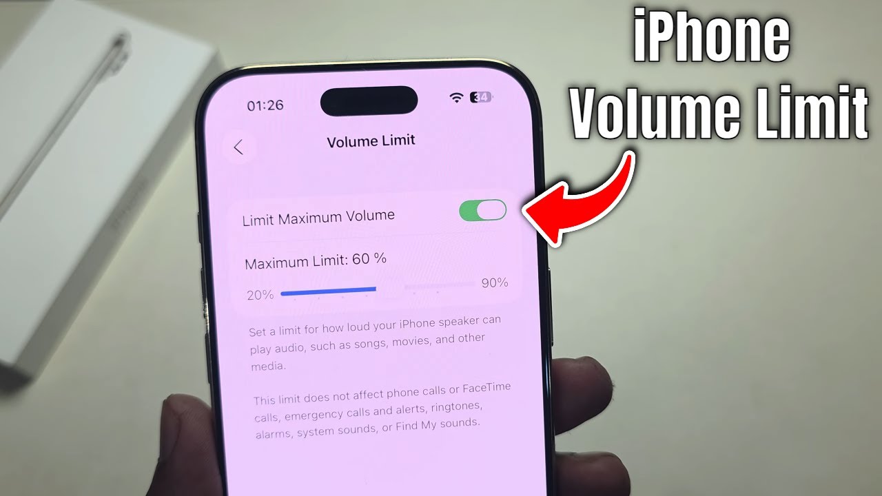 iPhone 17 Air: How to set volume limit on iPhone
