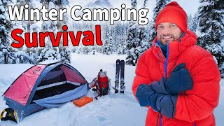HOW TO BEAT -30° WHEN WINTER CAMPING (no hot tent)
