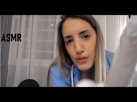 ASMR en español - Doctora de Guardia - guantes - spray  en soft spoken