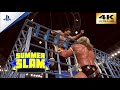 Rick Rude vs. Ultimate Warrior in a Steel Cage match. WWF SummerSlam 1990. WWE 2K15 4K.