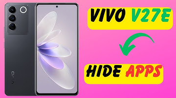 Vivo V27E How to Hide Unhide Apps || App settings