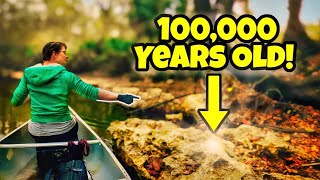 These River Banks are LOADED with Prehistoric Bones and Teeth | Fossil Hunting &amp; Canoeing in Florida