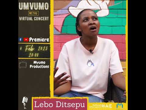 Catch Lebo live at uMvumo Wethu Virtual Concert on the 4th of February. #concert #festival #events