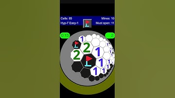 Non-Euclidean Minesweeper [{7,3}] #escher #steam #mcescher #steamgame