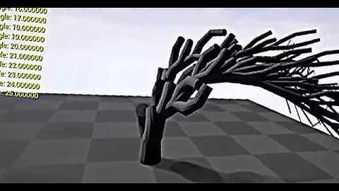 L-System Tree Generation using Unreal Engine 4