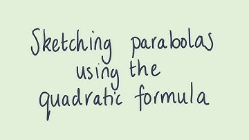 Sketching parabolas using the quadratic formula | Year 10 Parabolas