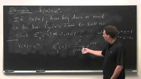 Worldwide Calculus: Error in Approximation by Polynomials