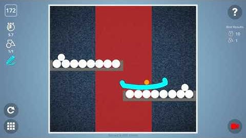 Check out how I solved level 172 in Brain It On! #BrainItOn