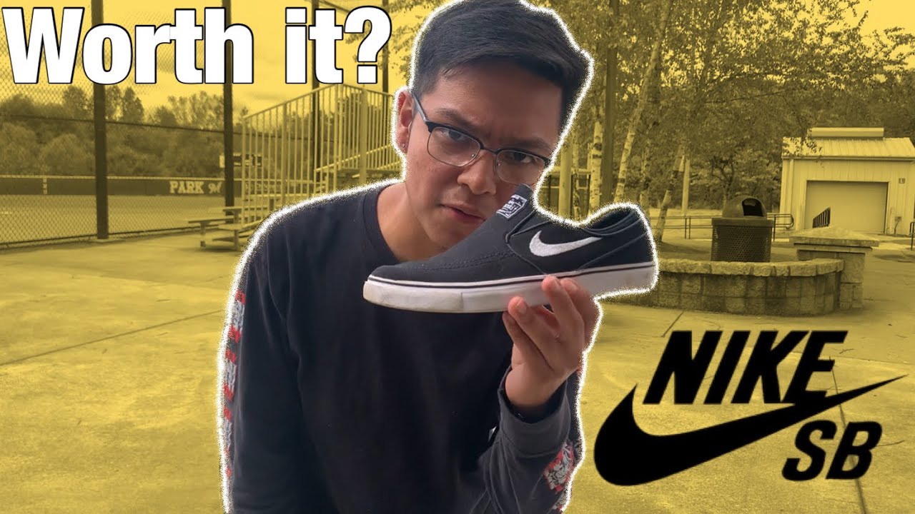 NIKE JANOSKI SLIP ONS INITIAL REVIEW! | Are slip ons good for skating? - YouTube