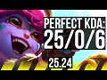 TRISTANA &amp; Leona vs KAI'SA &amp; Braum (ADC) | Perfect KDA: 25/0/6, 48K damage | EUW Master | 25.24