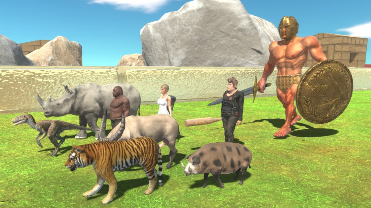 Escape from ACHILLES - Animal Revolt Battle Simulator