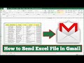 Wow how to send excel file to gmail easy  quick process  excel hindi tutorial