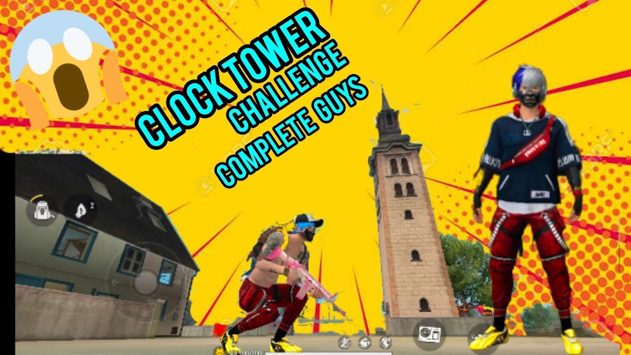 Clock Tower challenge completed guys # garena free fire - YouTube