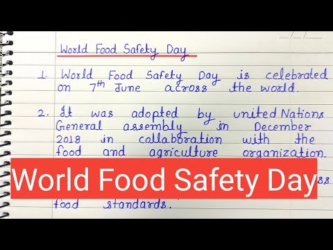 essay on food safety and quality