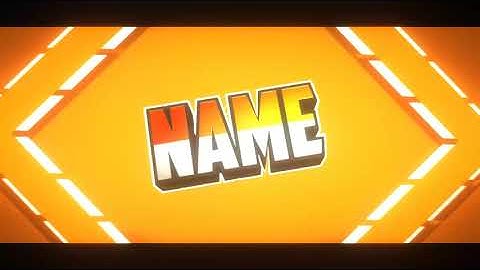 Professional 2D Orange Sync Intro