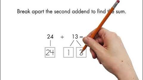 ENVISION GRADE 2: TOPIC 3.5: ADD WITHIN 100 USING STRATEGIES:CONTINUE TO BREAK APART NUMBERS TO ADD
