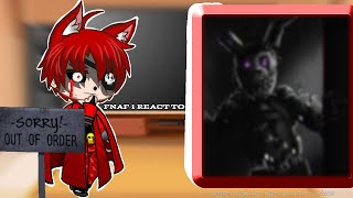 FNAF 1 React to Springtrap || +Marionette || SAD ||