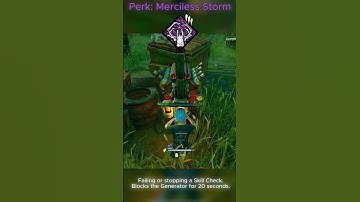 DBD PERKS EXPLAINED: MERCILESS STORM -Dead By Daylight #dbd #deadbydaylight  #dbdshorts #dbdsurvivor