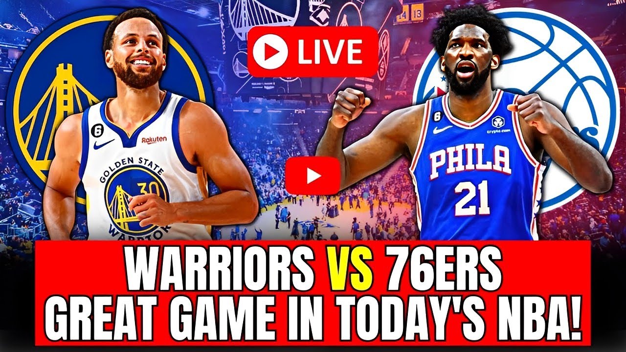 🏀🔥 IMPORTANT GAME IN THE NBA! WARRIORS VS 76ERS! WATCH NOW DUB NATION