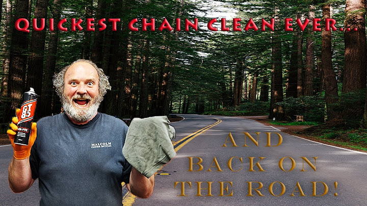 Clean & Lube Your Chain At The Same Time For Best Results