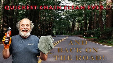 Maak uw ketting tegelijkertijd schoon en smeer hem voor het beste resultaat