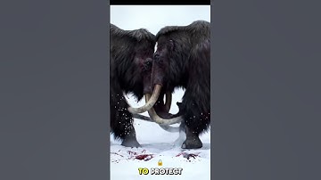 Extinct : The Woolly Mammoth #trending  #lovestatus #viral #shortsfeed  #elephant #animals #mammoth