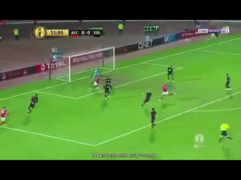 هدف جونيور اجاي في مرمى النجم الساحلي بتعليق خليل البلوشي