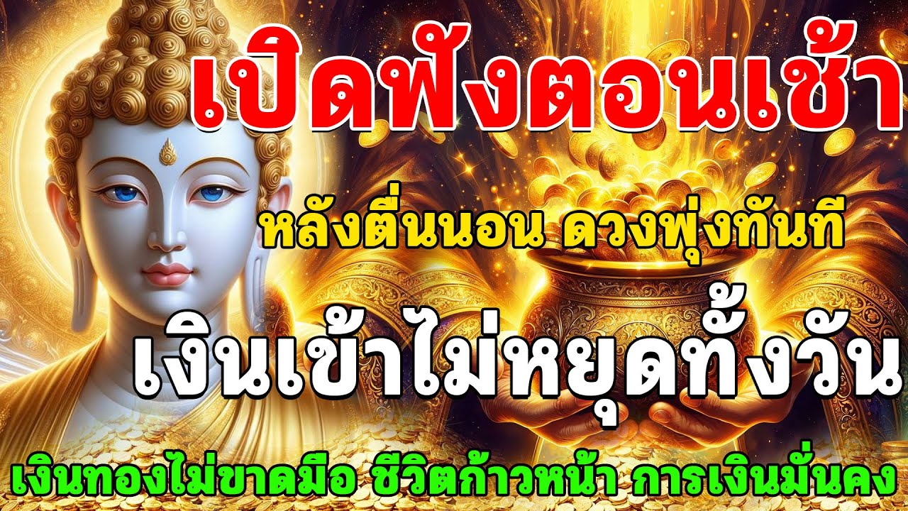 ฟังหลังตื่นนอน ดวงพุ่งแรง เงินเข้าไม่หยุดทั้งวัน 