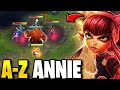 BOŞUNA ANNIE OYNAYIN DEMIYORUM!! (EN KOLAY CARRY) | A-Z ANNIE Bölüm 9 | Creed LoL