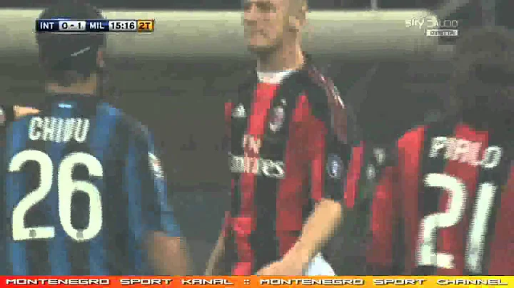 Inter vs Milan (14 novemb. 10) - Abate vs Pandev (...