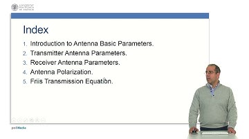 Presentation - MOOC ON ANTENNA BASIC PARAMETERS. | 6/62 | UPV