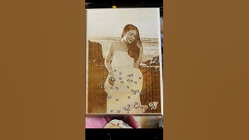 Khung ảnh gỗ khắc tên hình ảnh theo yêu cầu, Tranh gỗ để bàn, Khắc hình lên gỗ  #tranhgo #khunganhgo