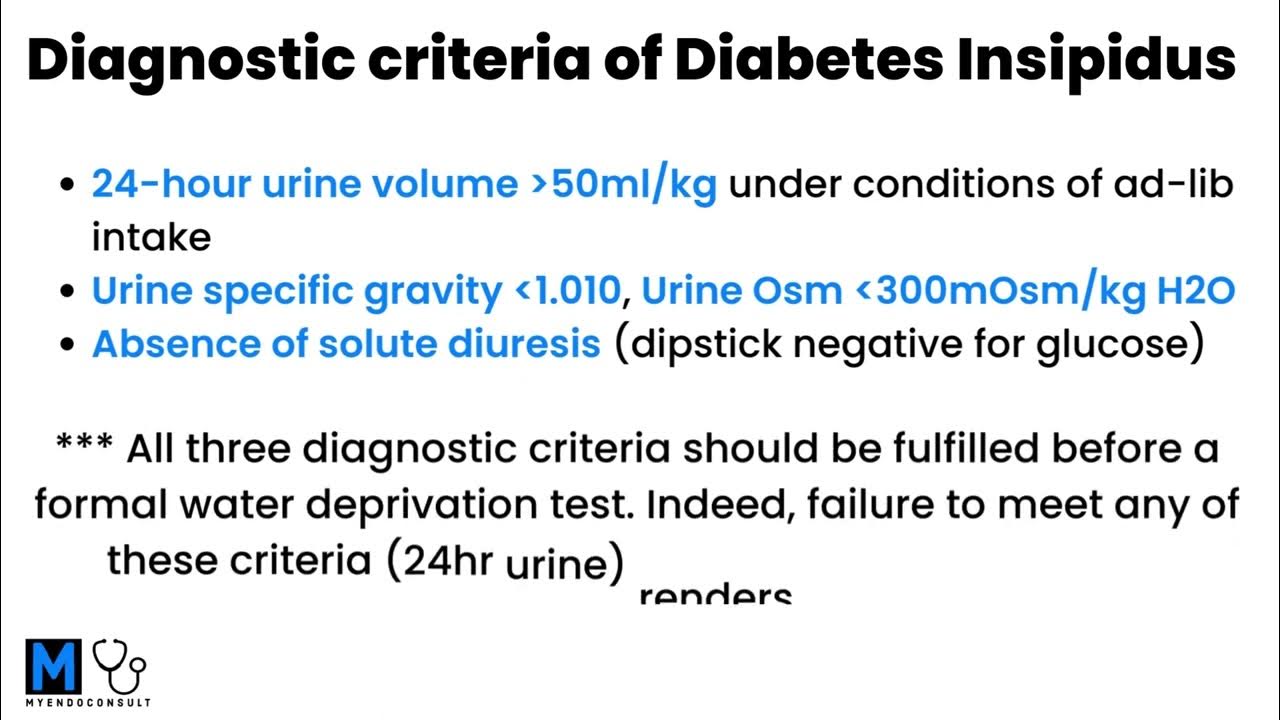 hypothesis diabetes insipidus