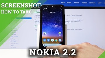 How to Capture Screenshot on NOKIA 2.2 - Save and Share Screenshot