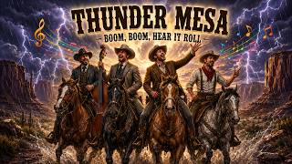 Thunder Mesa | Boom, Boom, Hear It Roll (Western Barbershop Quartet)