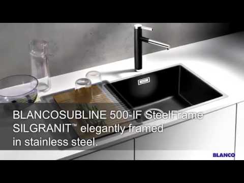 Мойка для кухни BLANCO SUBLINE 500 IF SteelFrame