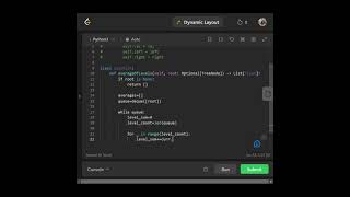 Average of Levels in Tree #coding #dsa #interviewpreparation #leetcode