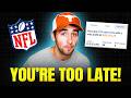 Want to Beat the Sportsbooks? Bet the NFL EARLY