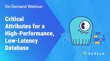 Critical Attributes for a High-Performance, Low-Latency Database