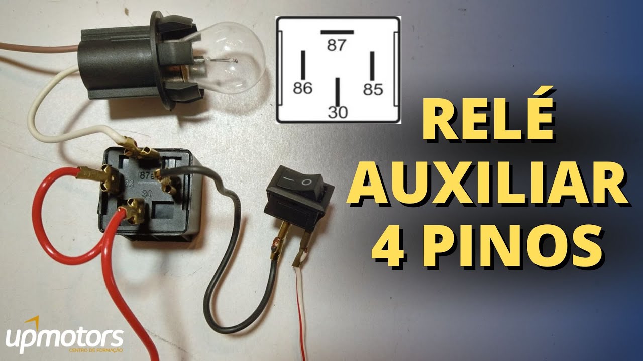 Veja por que RELÉ AUXILIAR 4 pinos é tão importante para o CARRO ; UPMOTORS