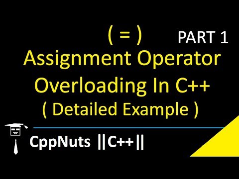 Solved I need help creating an overloaded assignment