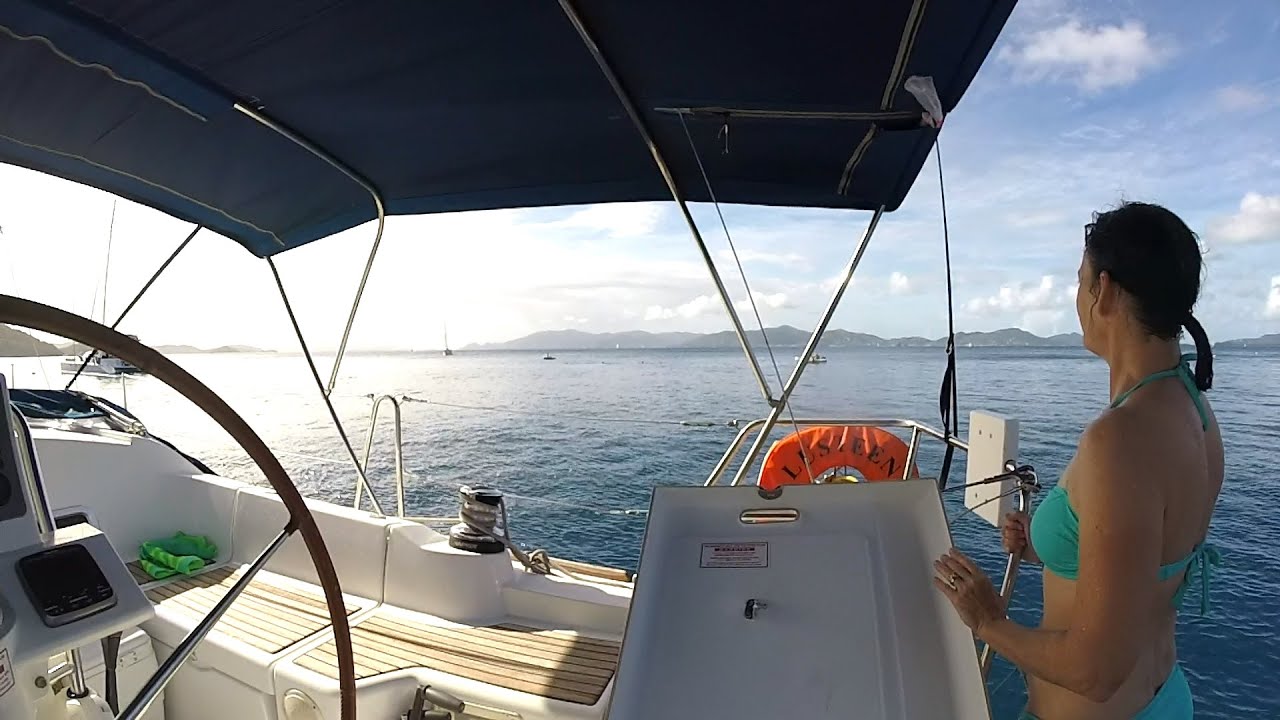 Ep 3 Sailing the BVIs 2015 Sopers Hole and Cooper Island Dolphins