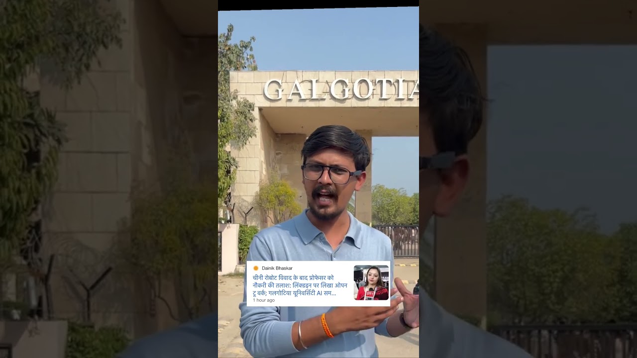 NO, PROFESSOR WASN’T FIRED! Ai impact summit, Galgotia University Controversy #aisummit