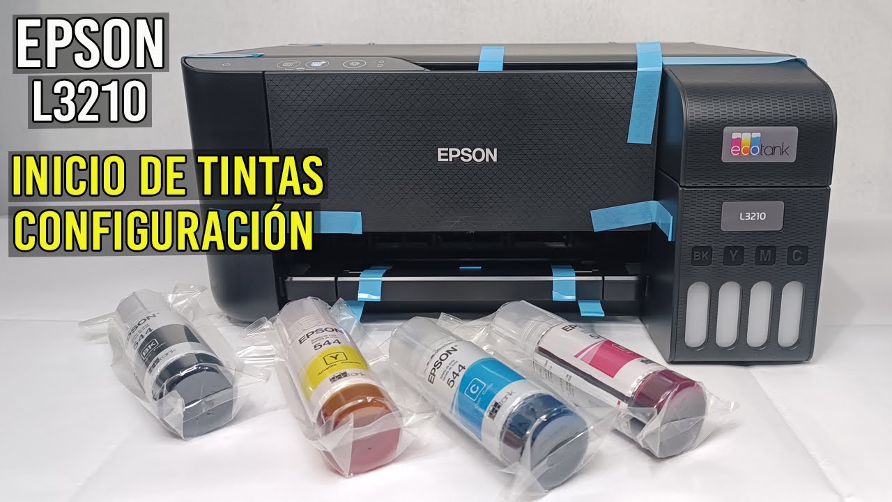 C mo instalar impresora epson l3210 por primera vez paso a paso youtube